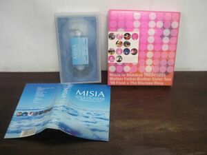 VHS　MISIA　WM（VHS2個組）/LOVE IS THE MESSAGE(ジャケット難あり)　2点セット　ビデオテープ
