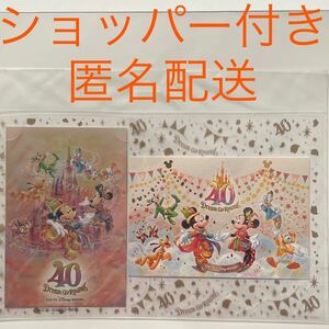 【新品未開封】ディズニーランド　40周年　ポストカード　ディズニー　TDL カード　ハガキ