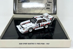 ミニチャンプス 1/43 アウディ スポーチ クワトロ S1 #1 パイクス・ピーク 1987 Minichamps Audi Sport Quattro S1 Pikes Peak 436871201