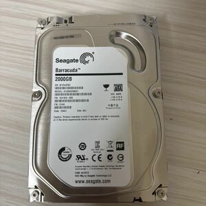 X82:（動作保証/使用118時間）Seagate 3.5インチHDD ST2000DM001-1CH164 2TB 2000GB SATA