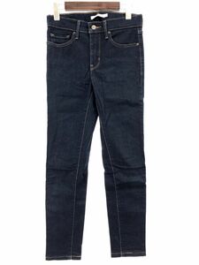 LEVI’S リーバイス 綿混 デニムパンツ size２７/濃紺 ■■ ☆ dia4 レディース