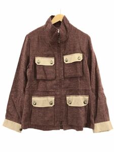 美品 ACROBE ウール混 タグ付き ジャケット size46/レッド系 ◆■ ☆ dia4 メンズ