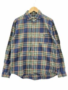 BARNS OUTFITTERS バーンズアウトフィッターズ チェック柄 ネル シャツ size1/グリーン系 ◇■ ☆ dia4 メンズ