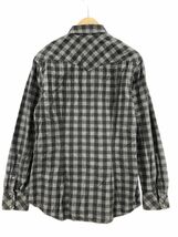 DIESEL ディーゼル チェック柄 ネル シャツ グレー ◇■ ☆ dib1 メンズ_画像4