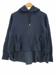 KALNA 綿混 プルオーバー パーカー size0/ネイビー ◆■ ☆ dib9 レディース