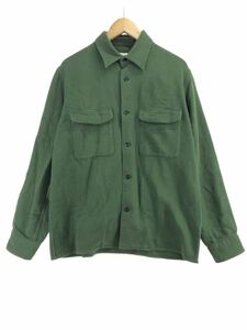 Edition エディション トゥモローランド CPO シャツ sizeM/緑 ◇■ ☆ dib9 メンズ