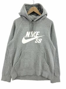 NIKE ナイキ プリント プルオーバー パーカー sizeM/グレー ◇■ ☆ dib9 メンズ