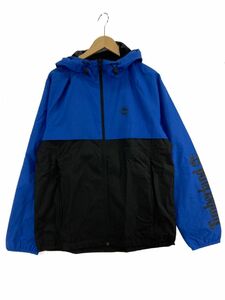 Timberland ティンバーランド フード バイカラー ジャケット sizeM/青×黒 ◇■ ☆ dib9 メンズ