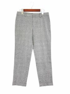 UNTITLED Untitled check pants size2/ black *# * dic5 lady's 