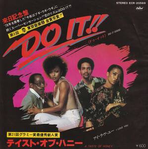 7"EP日本盤★A Taste Of Honey★Do It Good／I Love You★79年★Capitol/東芝★超音波洗浄済★試聴可能