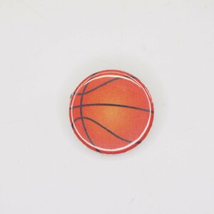 Button badge 25mm basketball 缶バッジ バスケットボール柄 Vespa Lambretta ベスパ ランブレッタ 50S 100 et3 GTR RALLY PX200E 160GS