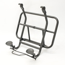 Front rack fold down Vespa black フロントラック キャリア 50S 100 125ET3 SPRINT PX200E PX125FL PX150FL P200E GTR ラージ スモール_画像3