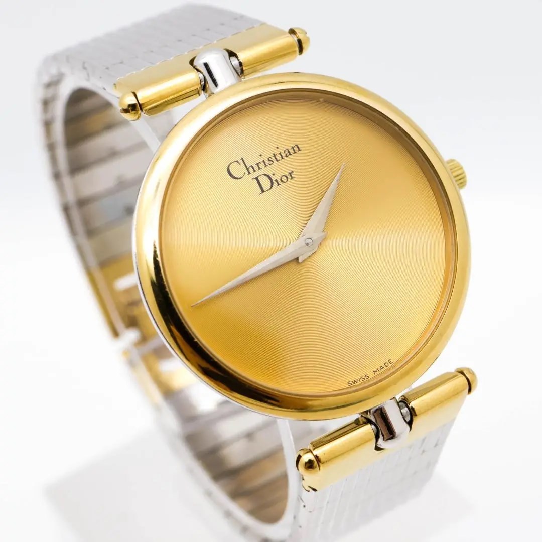 美品》Christian Dior 腕時計 グレー デイト ヴィンテージv|PayPayフリマ