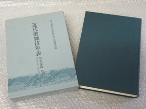 近代歌舞伎年表 名古屋篇/第一巻/明治元年～明治二十年/国立劇場近代歌舞伎年表編纂室 編/八木書店/平成19年/歌舞伎