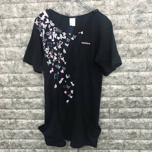 アディダスネオ 変形 ポケット付き 半袖Tシャツ S ブラック