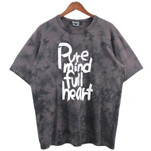 BLACK COMME des GARCONS　 23AW UNISEX T-SHIRT ロゴ タイダイ Tシャツ 商品番号：8056000159424