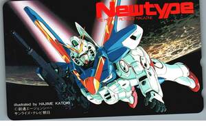 【未使用】機動戦士Vガンダム　Newtype　テレホンカード　テレカ　-19-