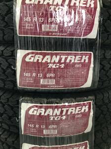 ダンロップ グラントレック TG4　145R13　6PR　DUNLOP GRANTREK 4本set総額￥２７，５００～ ⑩