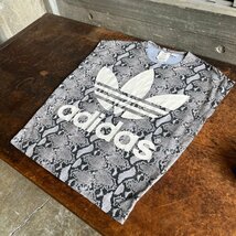 adidas originals by HYKE/アディダスオリジナルス バイ ハイク ノースリーブTシャツ ヘビ柄 スネークスキン柄 digjunkmarket_画像6