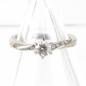 『USED』 ダイヤモンド /pt995 4℃ ヨンドシー リング・指輪 ダイヤモンド 0.308ct 3.9g 7号