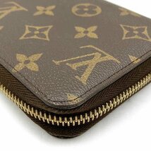 美品 LOUIS VUITTON ルイ・ヴィトン モノグラム ジッピーウォレット 長財布 財布 ラウンドファスナー PVC レディース メンズ M41895 USED_画像7