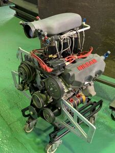 Nissan　VG30 レーシングengine グループC エレクトラモーティブ VGR Cカー NISMO Gr.C engine本体　NISSAN レーシングカー　IMSA