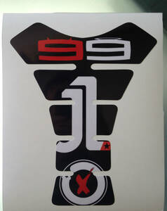 送料無料 Jorge Lorenzo Tank STICKER Decal ホルヘロレンソ タンク ステッカー シール デカール 155mm x 195mm