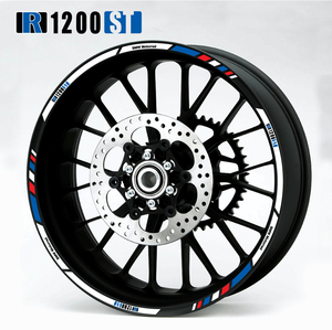 送料無料 BMW R1200ST wheel decals rim stripes ホイル ホイール ステッカー バイク デカール 16枚セット