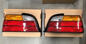 新品未使用 BMW E36 純正 63218353285 63218353286 リア テールライト 左右セット 3シリーズ 318i 318is 318ti 328i 325i M3