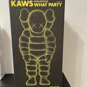 新品未使用　KAWS カウズ WHAT PARTY YELLOW イエロー