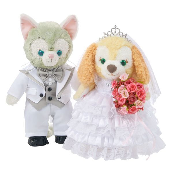 paomadei 4869/2868C Bride and Groom Wedding Costume Set Size S Gelatoni Cookie Ann Costume Handmade Costume, character, Disney, Duffy