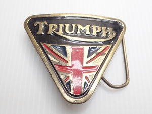 X207　ベルト ヴィンテージ バックル　トライアンフ　UK　TRIUMPH　Vintage buckle