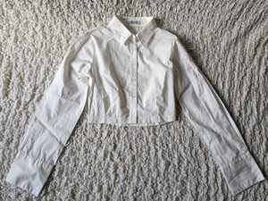 EGOIST Egoist * cuffs Short shirt white free size 
