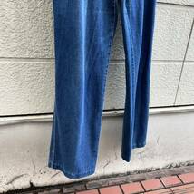 70s 80s USA製 デニムパンツ ジーンズ ジーパン PIZZAZZ カラフル ステッチ アメリカ製 古着 vintage ヴィンテージ デザインパンツ_画像5