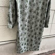 USED USA古着 シャツワンピース カモフラ柄 迷彩柄 カモフラージュ ロング丈 ロングシャツ アメリカ古着 vintage ヴィンテージ 総柄_画像6