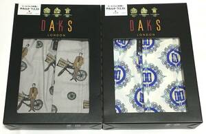 DAKS　トランクス 2枚セット 日本製　M　 ダックス　定価各3.850円