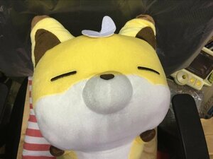  タヌキとキツネ めちゃでか ぬいぐるみ 蝶々とキツネ アタモト たぬき と きつね atamotonu stuffed toy Doll Fox TANUKI & KITSUNE