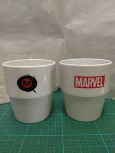 マーベル デッドプール ロゴ プラ コップ プラスチック デップー マグカップ 湯のみ tea logo MARVEL Deadpool Mug Cup 