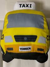 景品用 非売品 正規品 トミカ 特大 サイズ トミカ交通 タクシー ぬいぐるみ プライズ 黄色 クッション TOMICA TAXI Plush Doll tuffed toy_画像1
