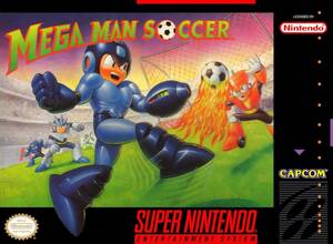 ★送料無料★北米版 スーパーファミコン SNES Mega Man Soccer ロックマンズサッカー ロックマン