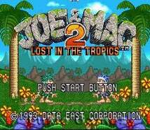 ★送料無料★北米版 スーパーファミコン SNES Joe & Mac 2 Lost in the Tropics 戦え原始人 3_画像2