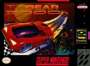 ★送料無料★北米版 スーパーファミコン SNES Top Gear 3000 TG3000