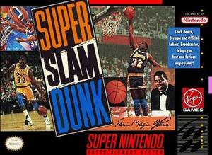 ★送料無料★北米版 スーパーファミコン SNES Super Slam Dunk スーパースラムダンク