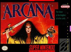 ★送料無料★北米版 スーパーファミコン SNES Arcana カードマスター リムサリアの封印