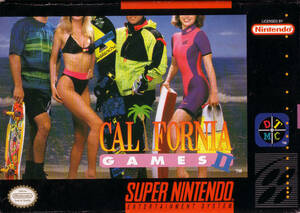 ★送料無料★北米版 スーパーファミコン SNES California Games II 2 カリフォルニアゲームズ 2