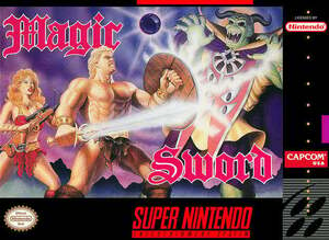 ★送料無料★北米版 スーパーファミコン SNES Magic Sword マジックソード