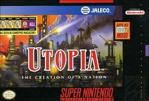 ★送料無料★北米版 スーパーファミコン SNES Utopia Creation of a Nation ユートピア