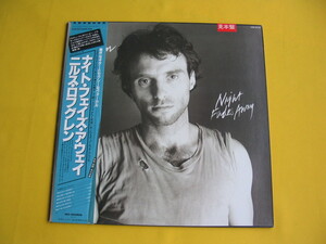 鮮LP. NILS LOFGREN. ニルス・ロフグレン. ナイト・フェイズ・アウェイ .帯付美麗盤