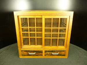 * drawer attaching .. screen door cupboard cupboard mosquito net insect cage .* Showa Retro antique old Japanese-style house 