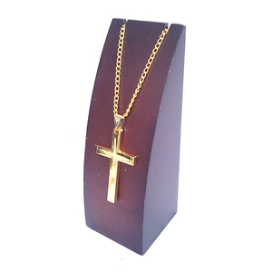 クロス 十字架 ジーザス ロザリオ チョーカー ネックレス 金 ゴールド 1131